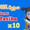 Repeat Al-Fatiha x 10 | Learning Quran for kids | سورة الفاتحة مكررة